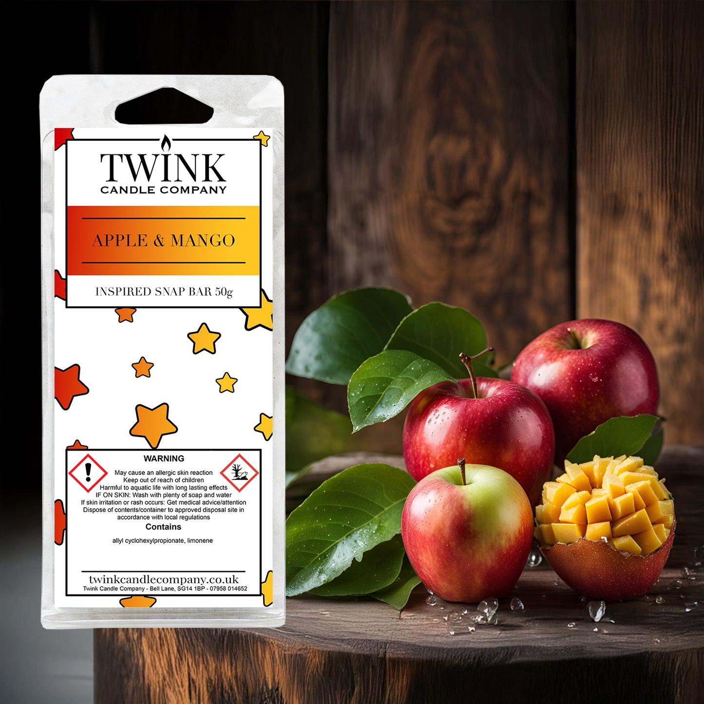 Apple & Mango (50g) Inspired Snap Bar Wax Melt