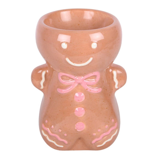 Pink gingerbread man wax/oil burner – additional view