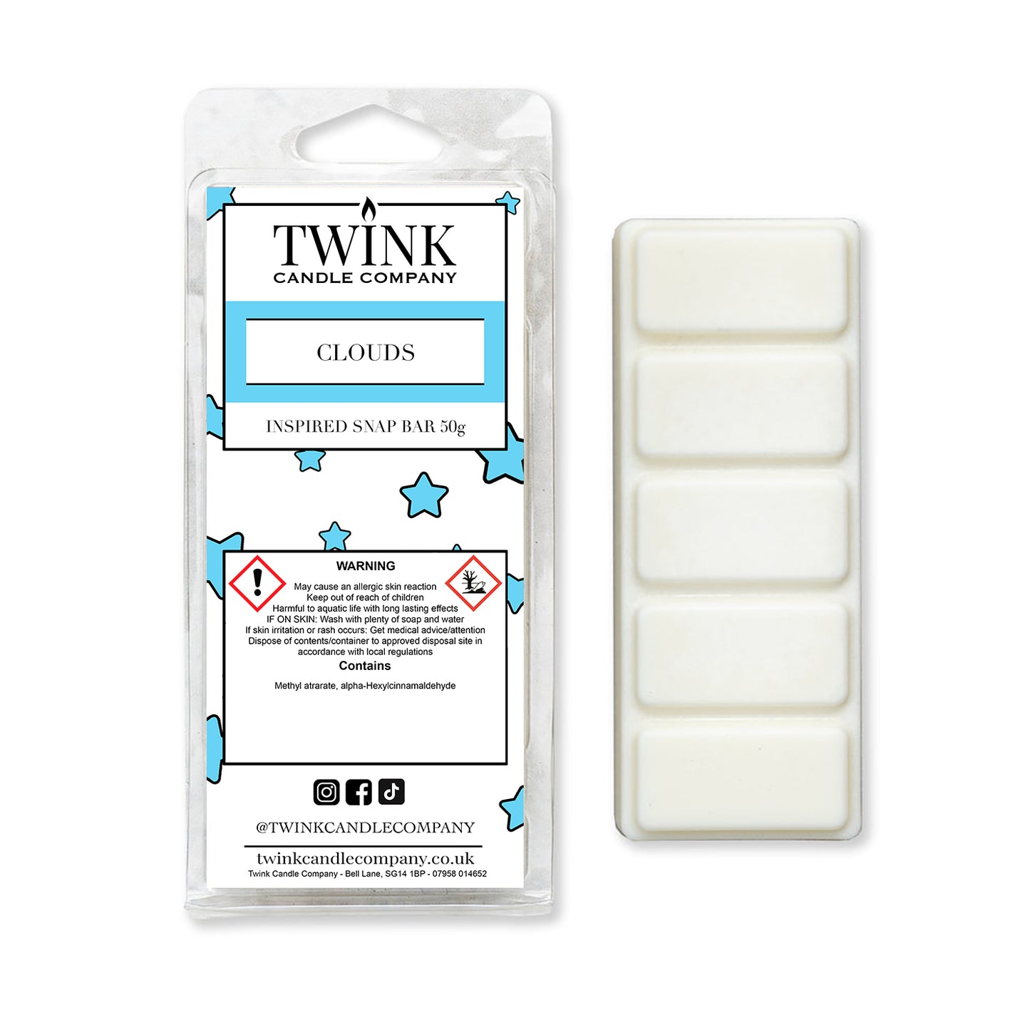 Clouds (50g) Inspired Wax Melt Snap Bar