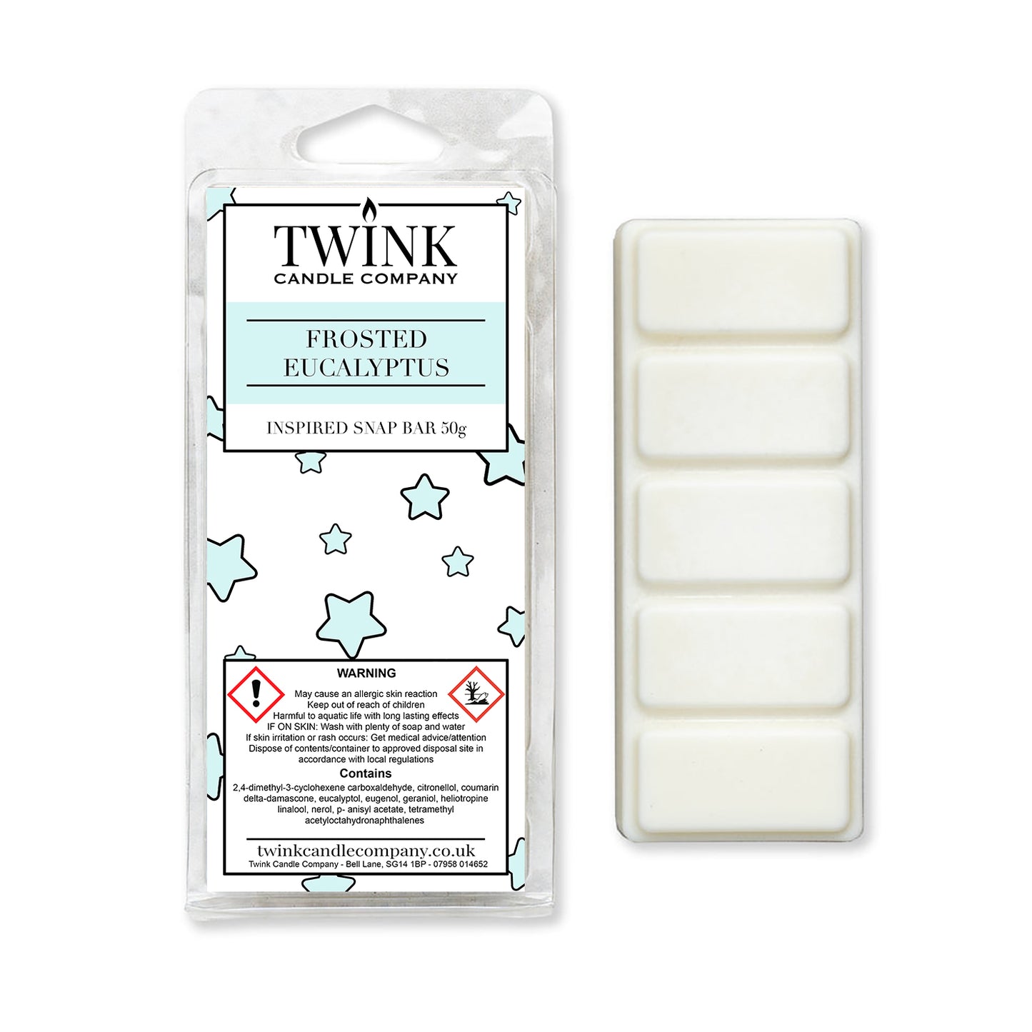 Frosted Eucalyptus (50g) Inspired Wax Snapbar