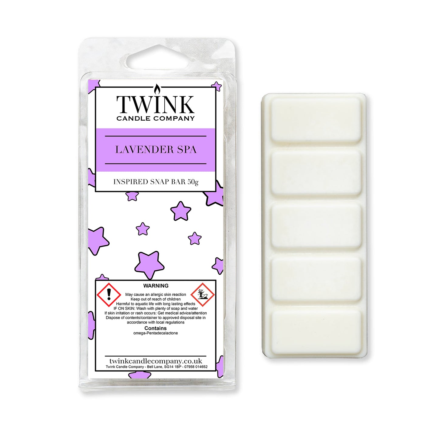 Lavender Spa (50g) Wax Melt Snap Bar