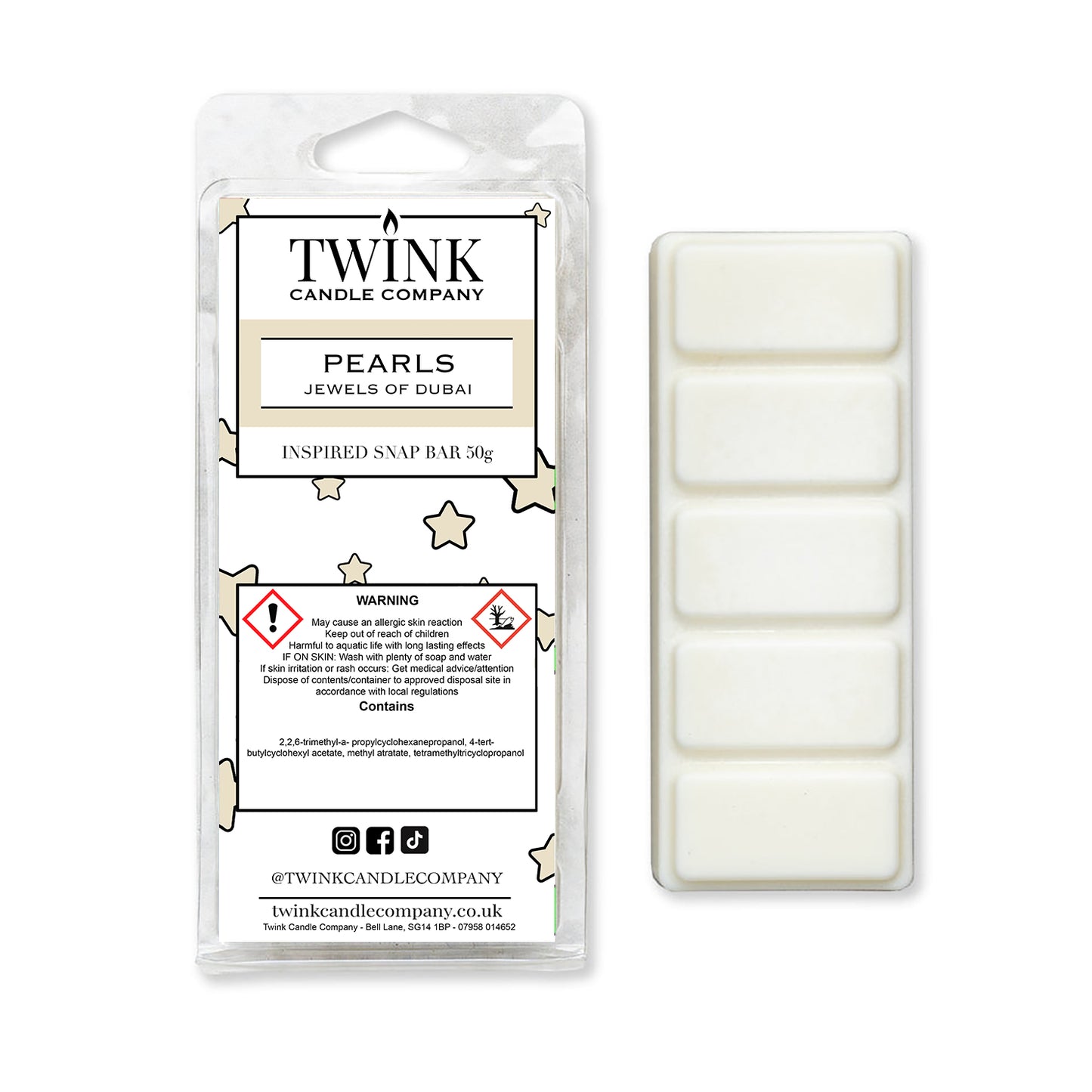 Pearls (Jewels of Dubai) (50g) Inspired Wax Snap Bar