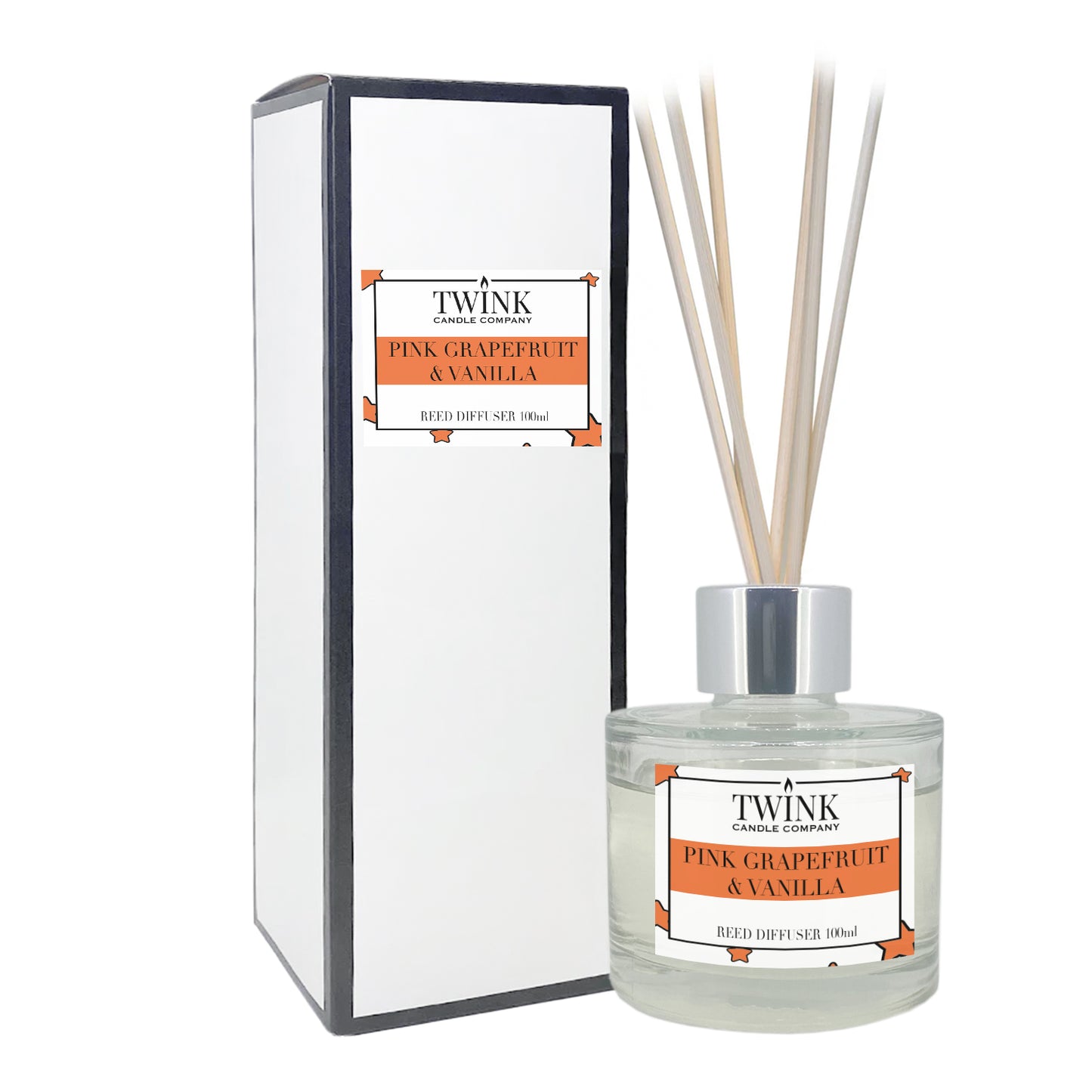 Pink Grapefruit & Vanilla (100ml) Reed Diffuser