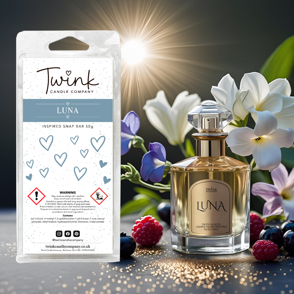 Luna inspired soy wax melt snap bar by Twink Candle Company