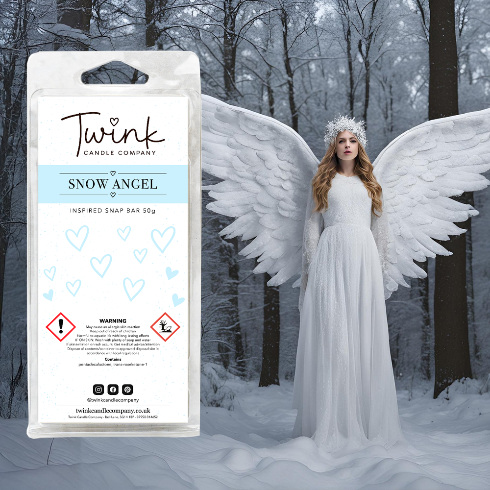 Snow Angel soy wax melt snap bar by Twink Candle Company