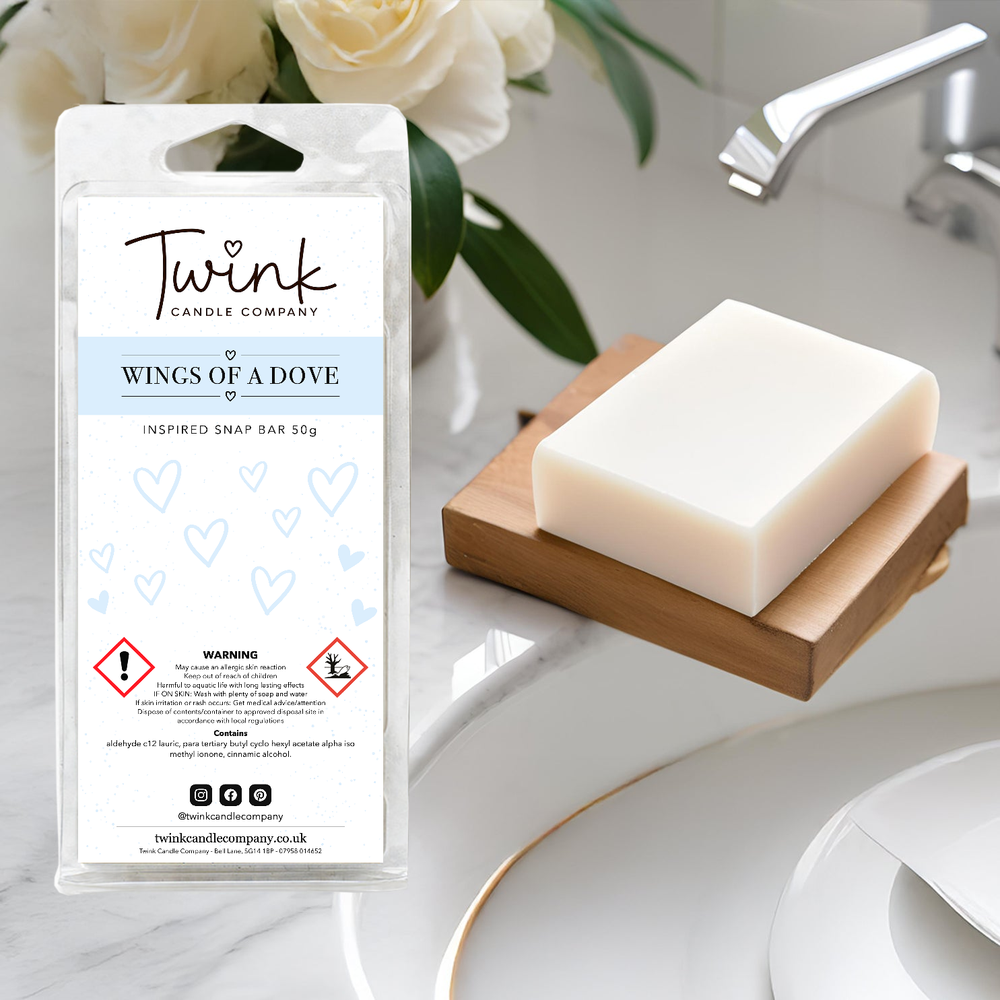 Wings Of A Dove soy wax melt snap bar by Twink Candle Company