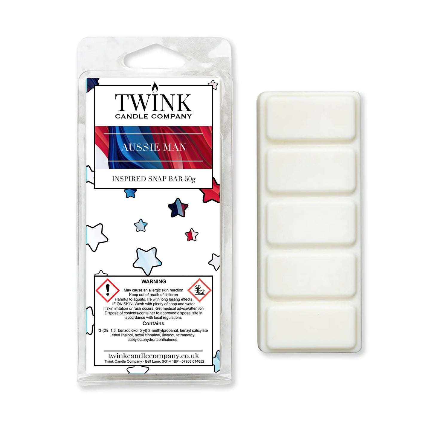 Aussie Man (50g) Soy Wax Melt Snap Bar