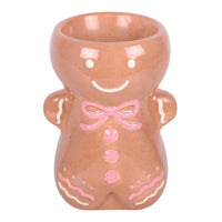 Pink gingerbread man wax/oil burner – additional view