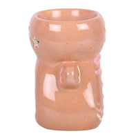 Pink gingerbread man wax/oil burner – additional view