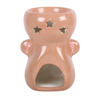 Pink gingerbread man wax/oil burner – additional view