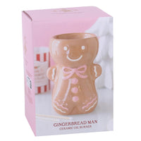 Pink gingerbread man wax/oil burner – additional view