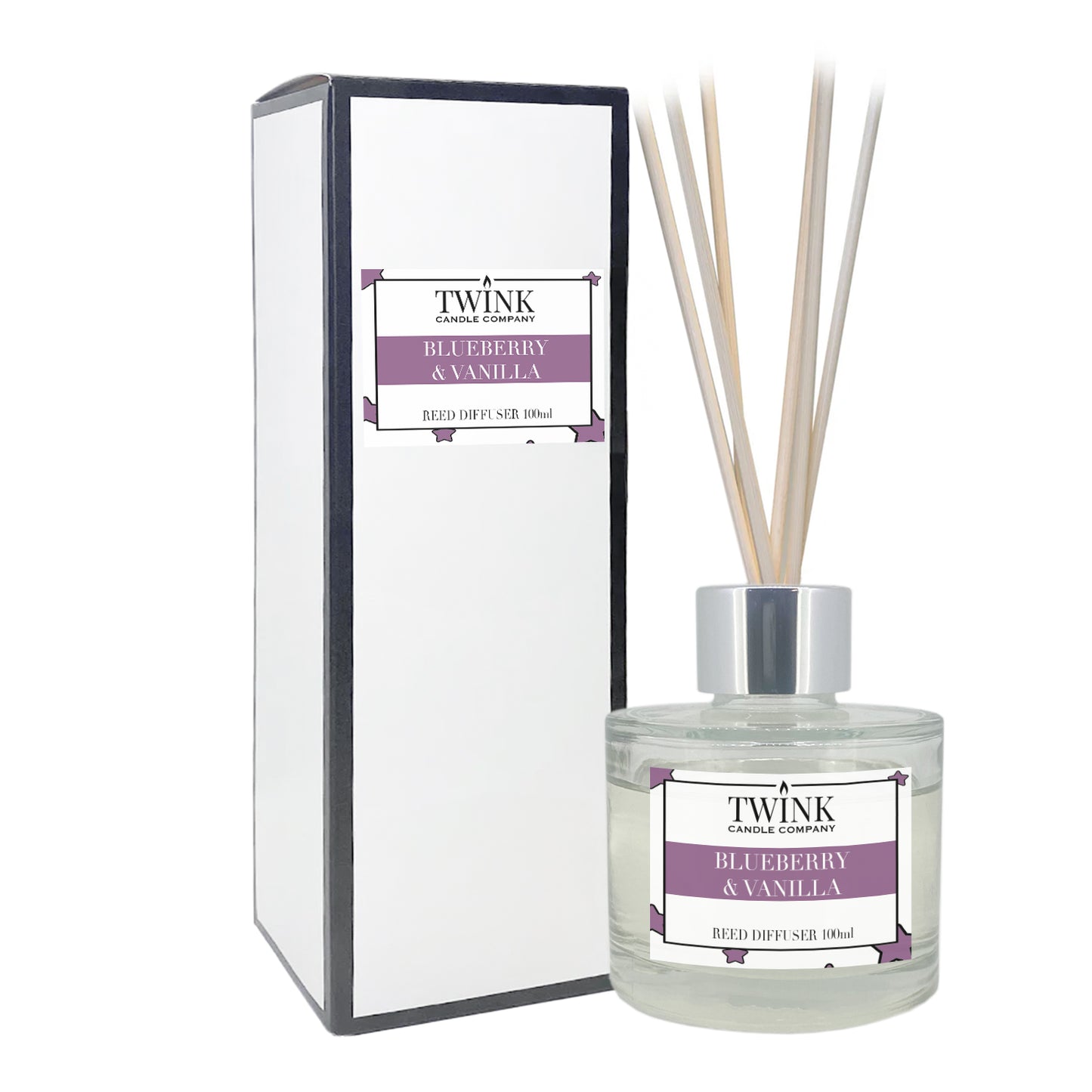 Blueberry & Vanilla (100ml) Reed Diffuser