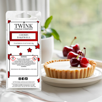 Cherry Bakewell Tart (50g) Wax Melt Snap Bar