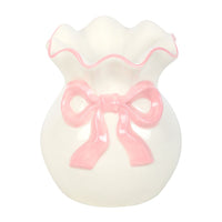 White and pink bow wax/oil burner – additional view