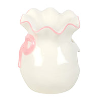 White and pink bow wax/oil burner – additional view