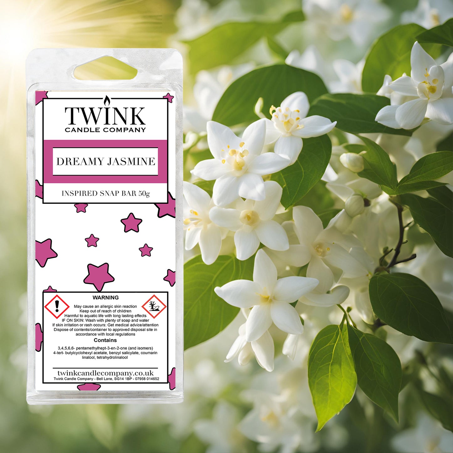 Dreamy Jasmine (50g) Inspired Wax Melt Snap Bar