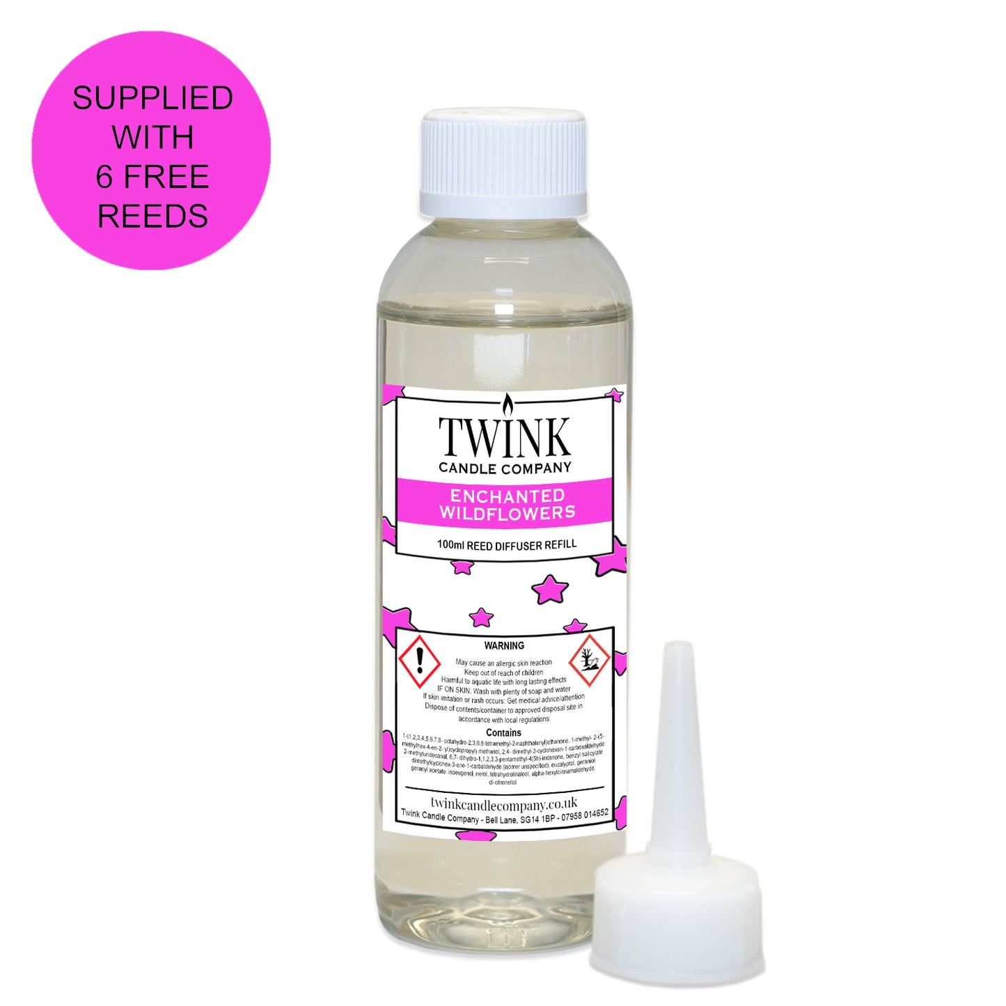 Enchanted Wildflowers (100ml) Reed Diffuser Refill