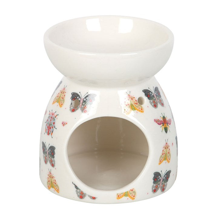 Floral Bug Print Wax / Oil Burner