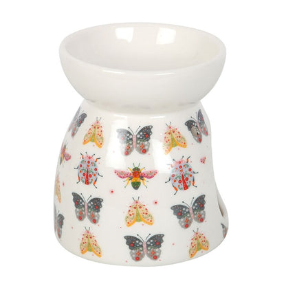 Floral Bug Print Wax / Oil Burner