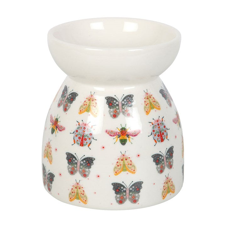 Floral Bug Print Wax / Oil Burner
