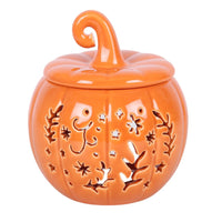Orange folk pumpkin wax/oil burner – additional view