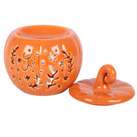 Orange folk pumpkin wax/oil burner – additional view
