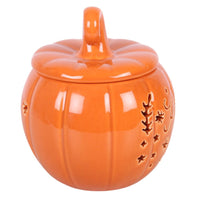 Orange folk pumpkin wax/oil burner – additional view