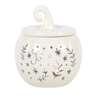 Cream folk pumpkin wax/oil burner – additional view