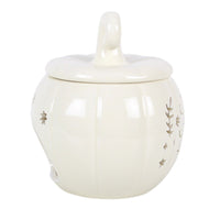 Cream folk pumpkin wax/oil burner – additional view