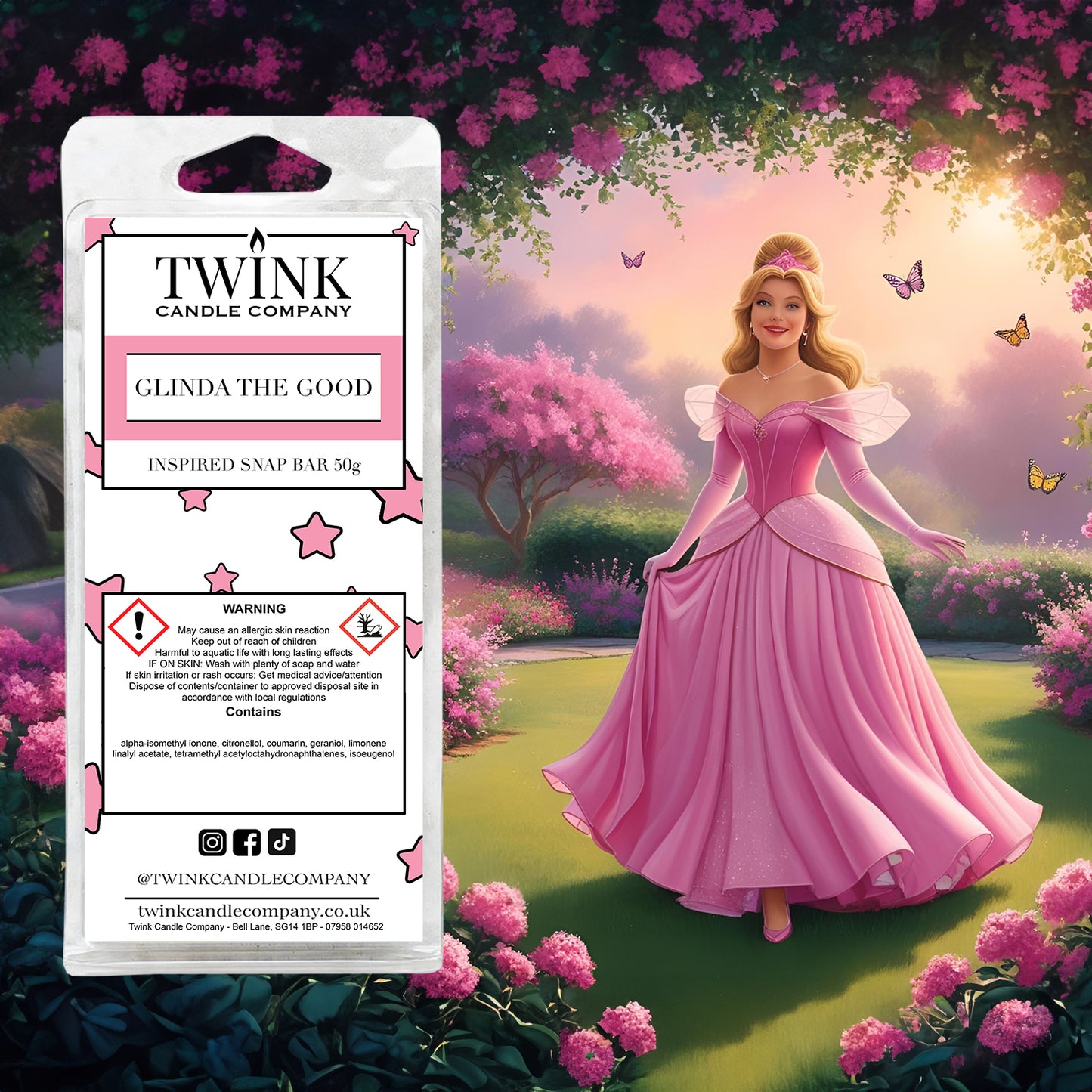 Glinda The Good (50g) Inspired Wax Melt Snap Bar