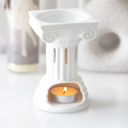 Greek Column Oil Burner and Wax Warmer