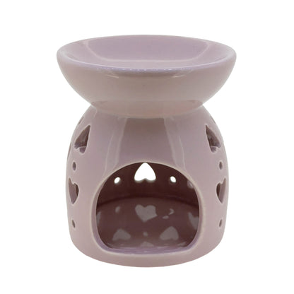 Pink Heart Cutout Wax/Oil Burner