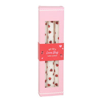 Set of 3 Love Bug Ladybird Taper Candles