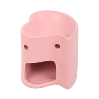 Pink small heart wax/oil burner – additional view