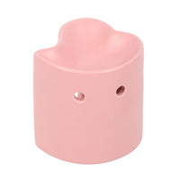 Pink small heart wax/oil burner – additional view