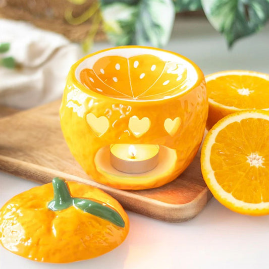 Orange Wax/Oil Burner