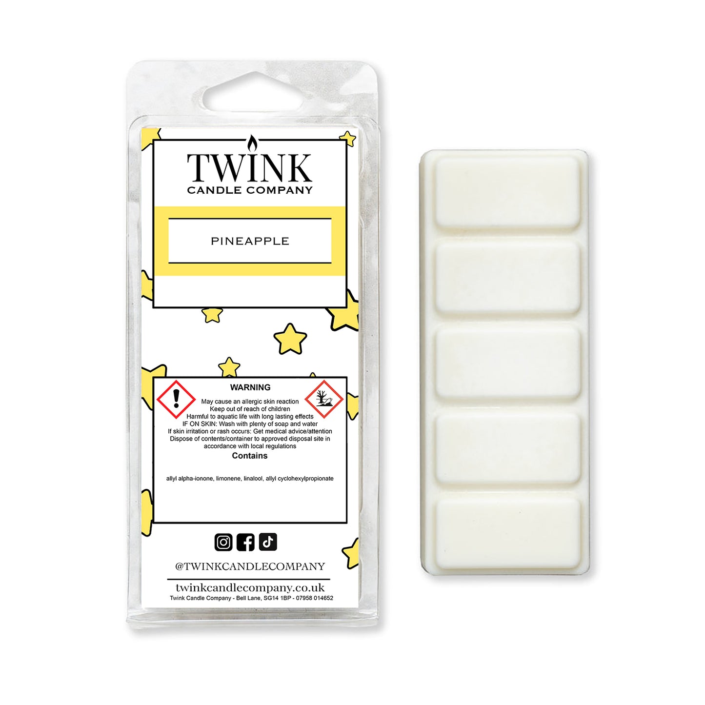 Pineapple (50g) Inspired Wax Melt Snapbar