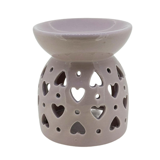 Pink Heart Cutout Wax/Oil Burner