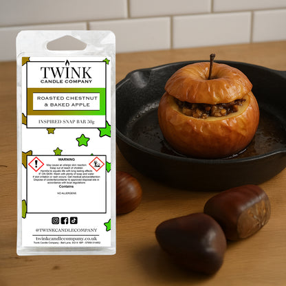 Roasted Chestnut & Baked Apple (50g) Wax Melt Snapbar