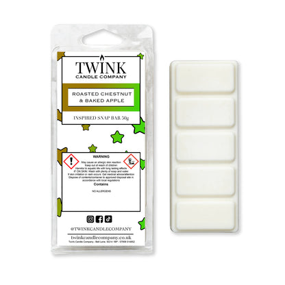 Roasted Chestnut & Baked Apple (50g) Wax Melt Snapbar