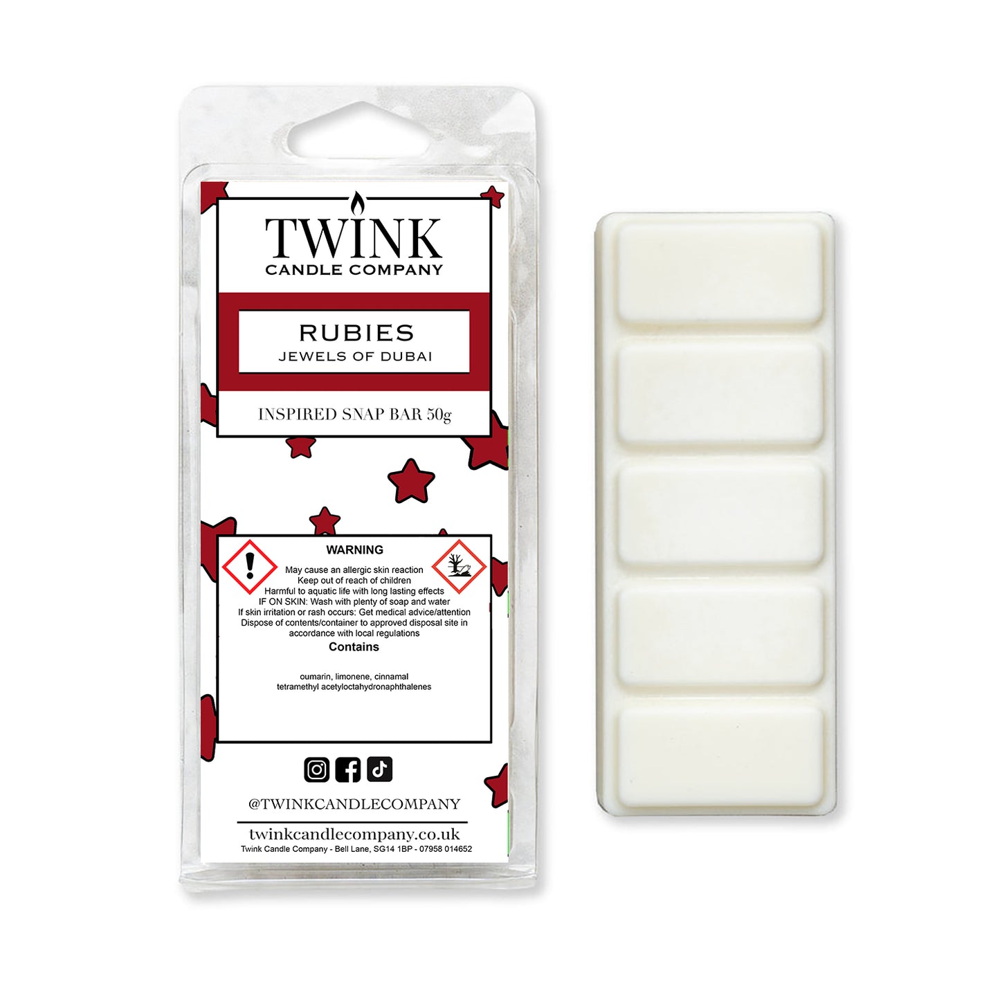 Rubies (Jewels of Dubai) (50g) Inspired Wax Snap Bar