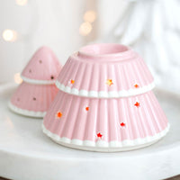 Pink Christmas tree oil burner by Twink Candle Company – additional view
