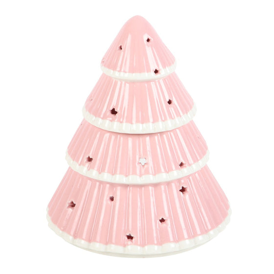 Pink Christmas tree oil burner by Twink Candle Company – additional view