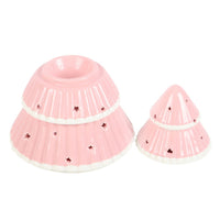 Pink Christmas tree oil burner by Twink Candle Company – additional view