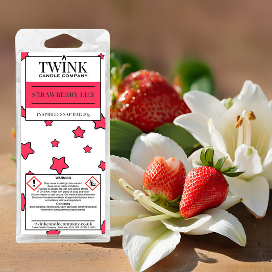 Strawberry & Lily (50g) Wax Melt Snap Bar