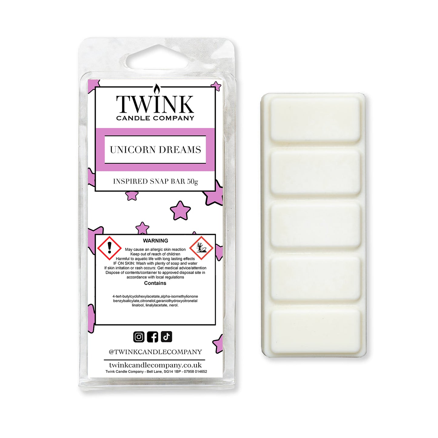 Unicorn Dreams (50g) Wax Melt Snap Bar