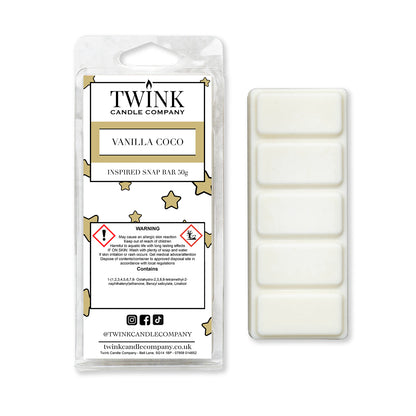 Vanilla Coco (50g) Inspired Snap Bar Wax Melt