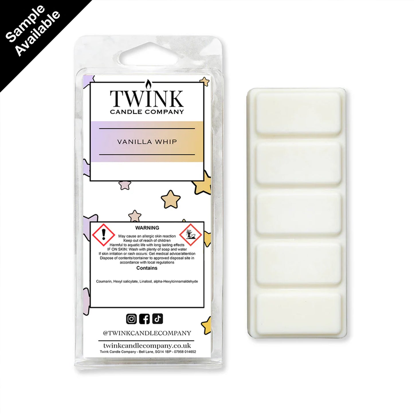 Vanilla Whip (50g) Inspired Wax Melt Snap Bar