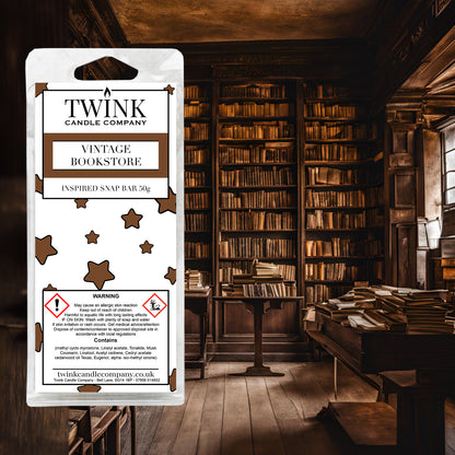 Vintage Bookstore (50g) Wax Melt Snap Bar