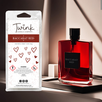 Baccarat Red soy wax melt snap bar by Twink Candle Company